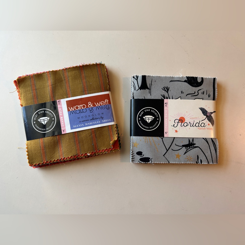 FABRIC DESTASH / Ruby Star Society Charm Packs